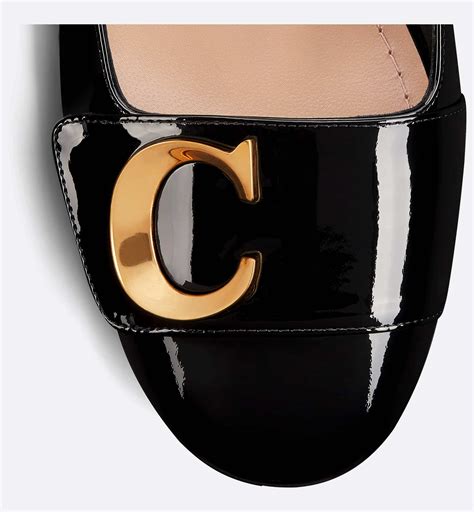 C'est Dior Slingback Pump Black Patent Calfskin